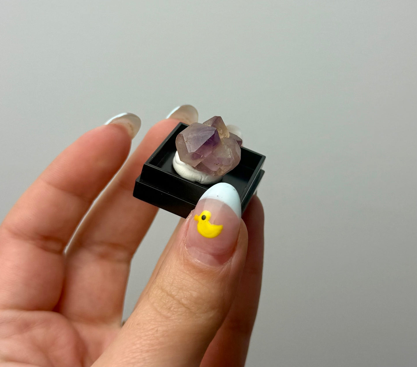 Amethyst flower thumbnail specimen