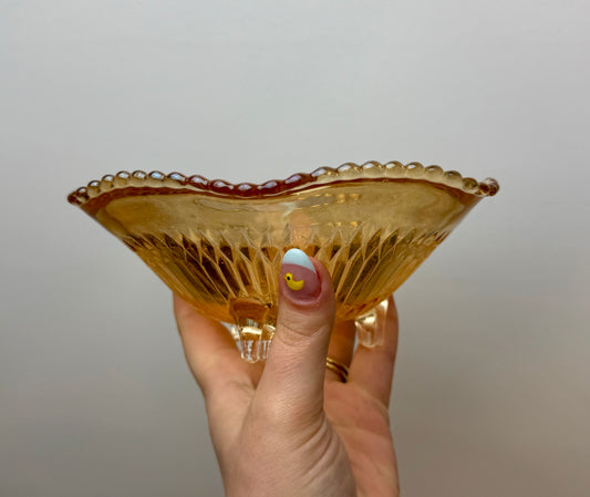 Glass dish thrifted find