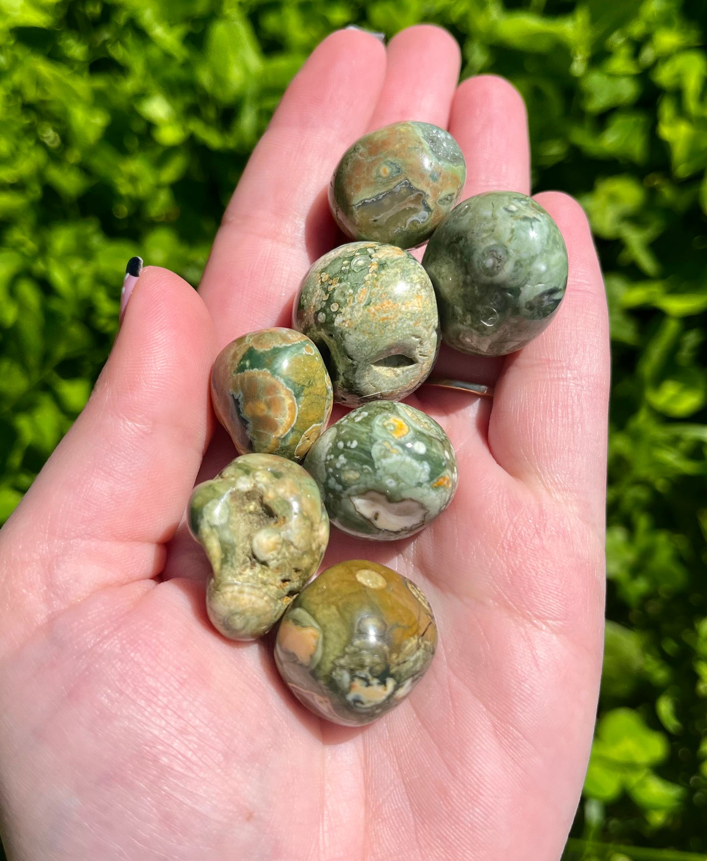 Rainforest jasper tumbles