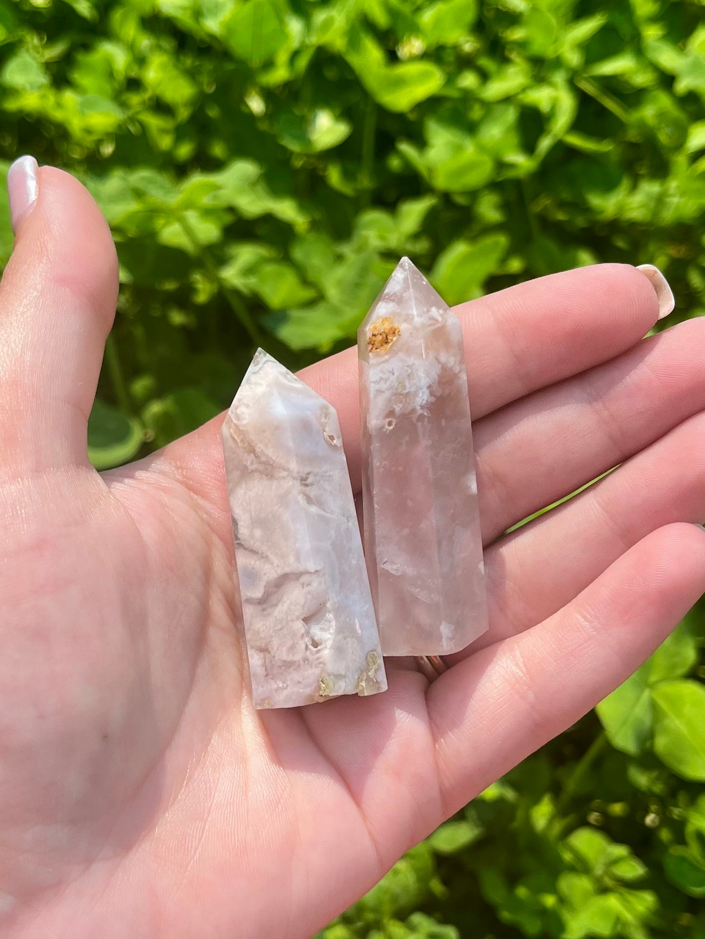 Flower agate towers