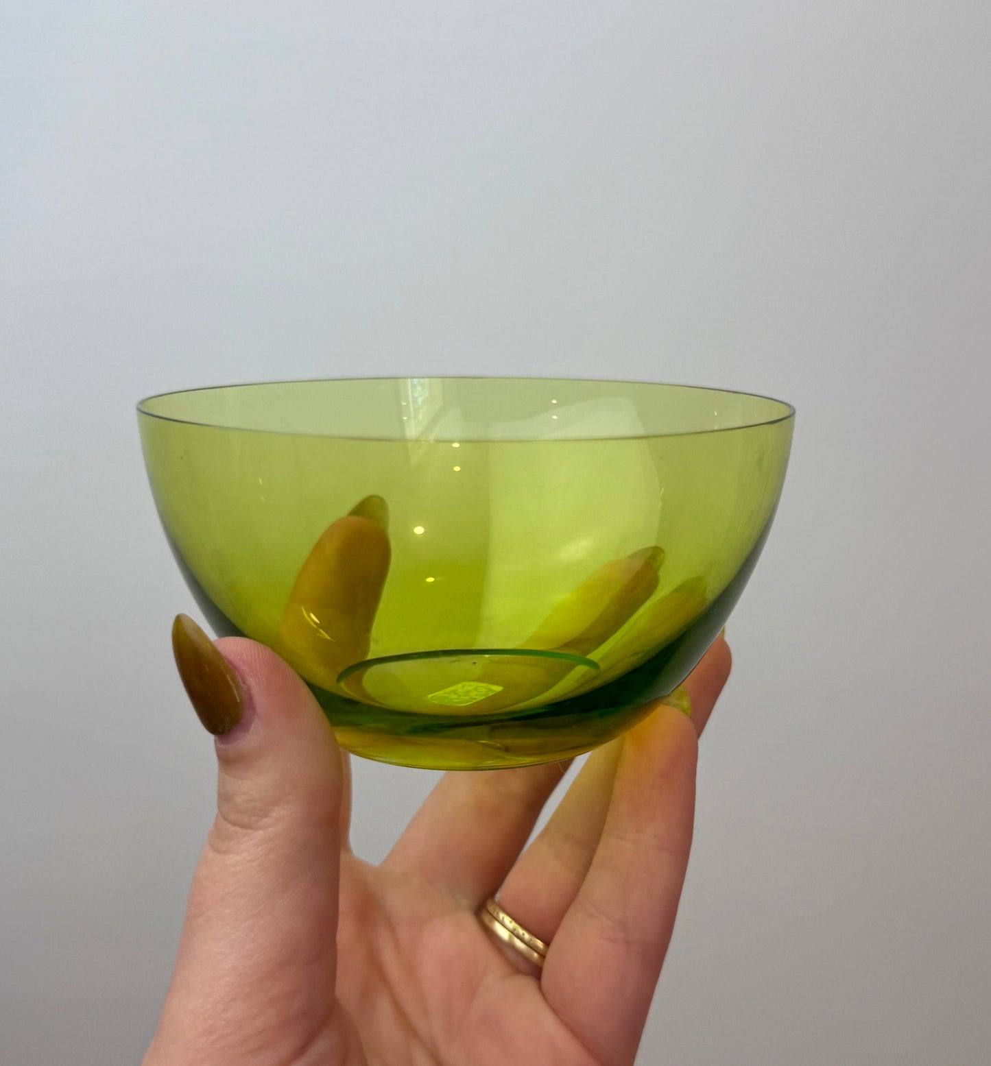 Glass bowl thrifted find