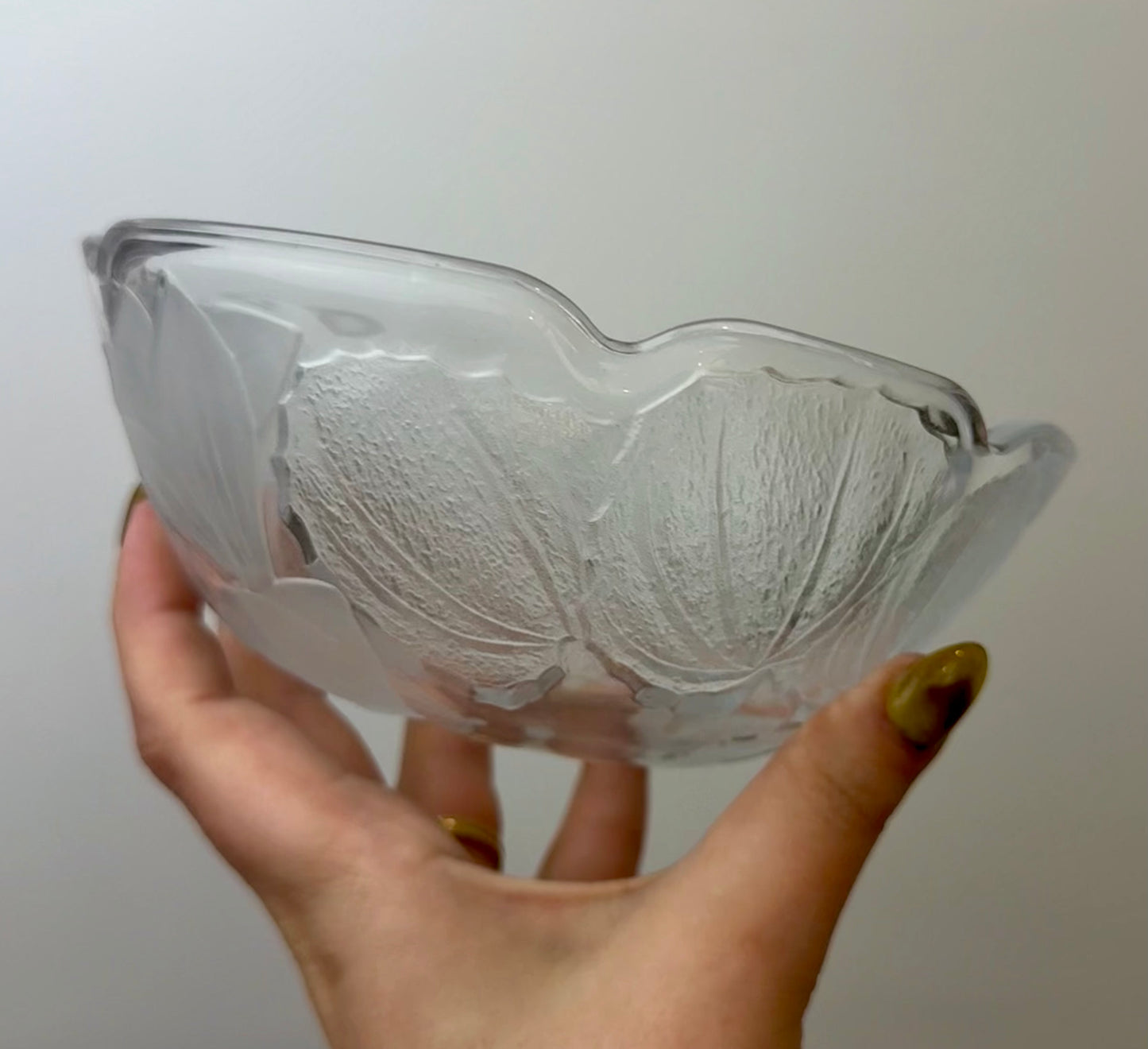 Glass bowl thrifted find