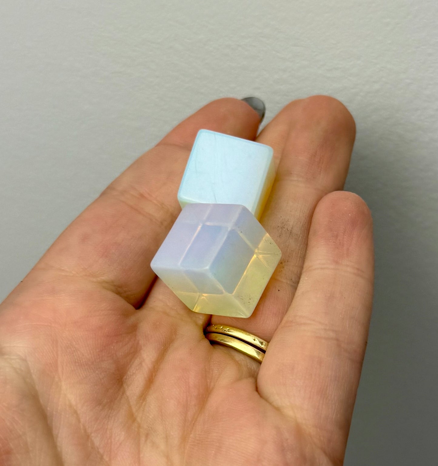Man made Opalite cubes