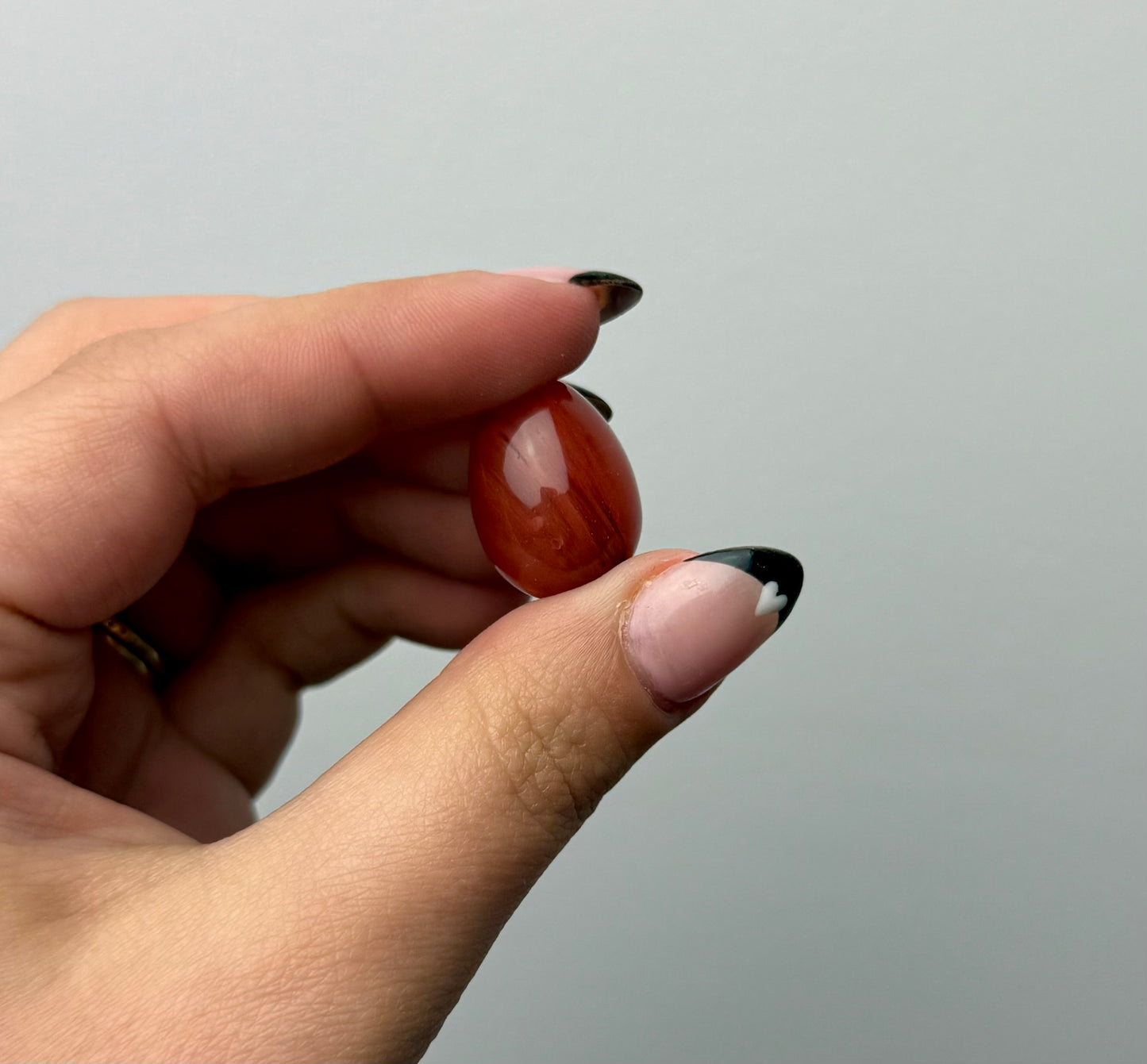 Smelting “Quartz” glass man made mini egg