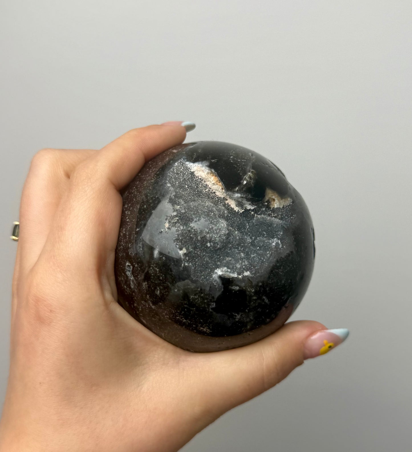 Chalcedony sphere