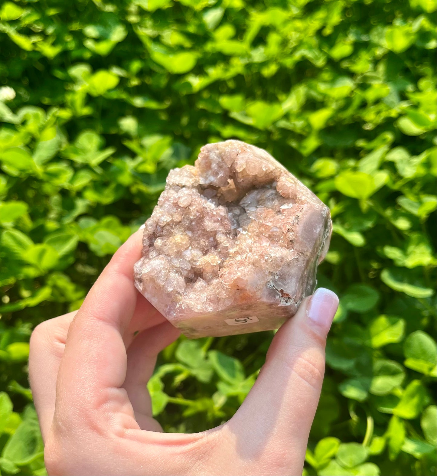 Pink amethyst raw Freeform