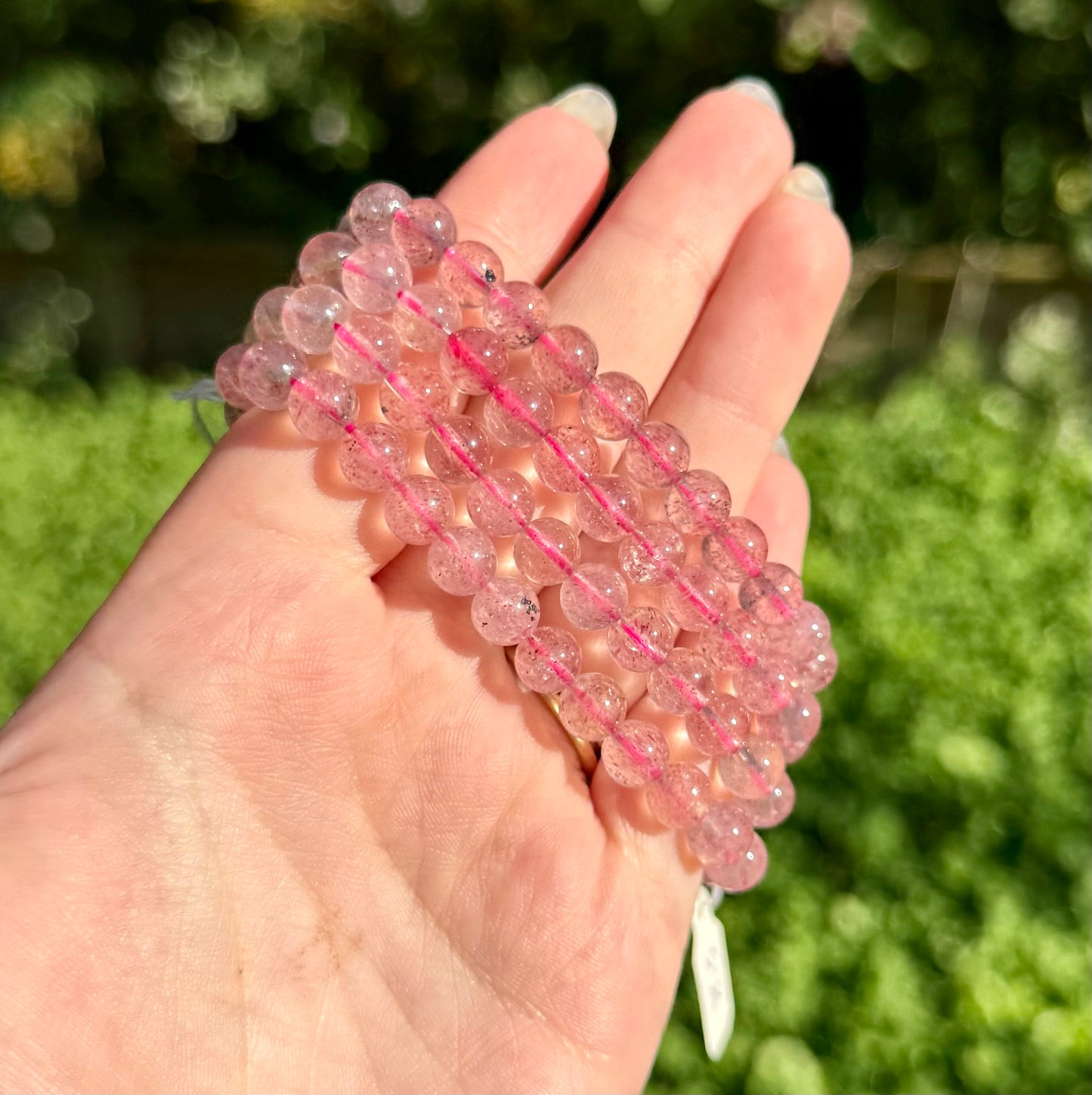 6mm strawberry Quartz bracelets