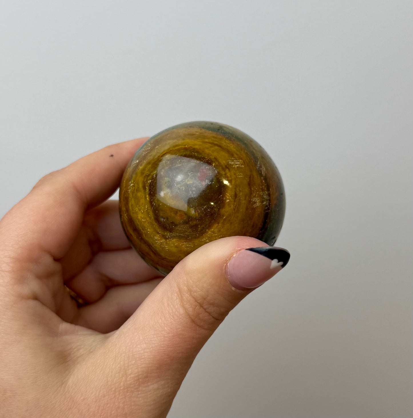 Ocean jasper sphere