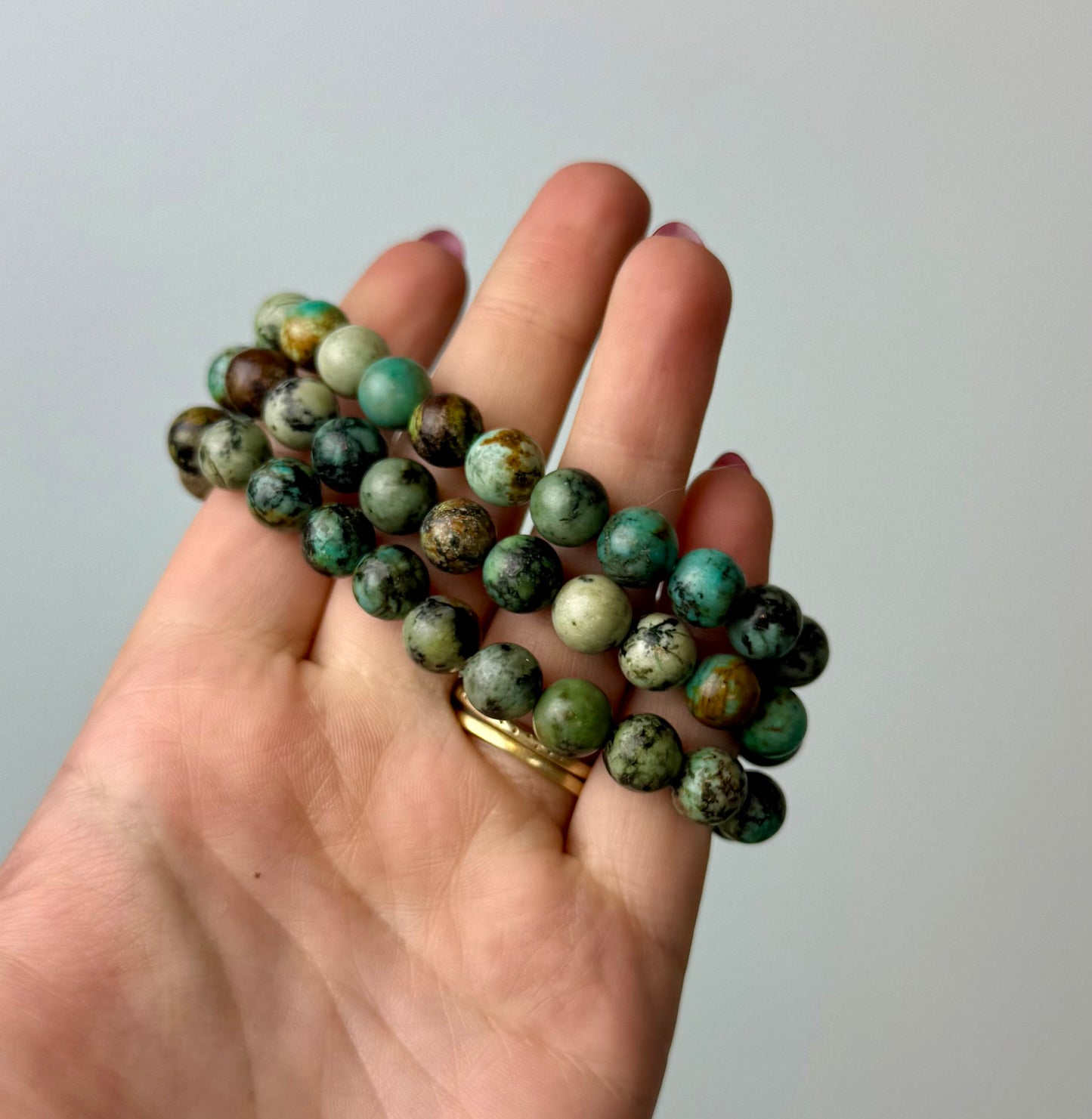Chrysocolla bracelets
