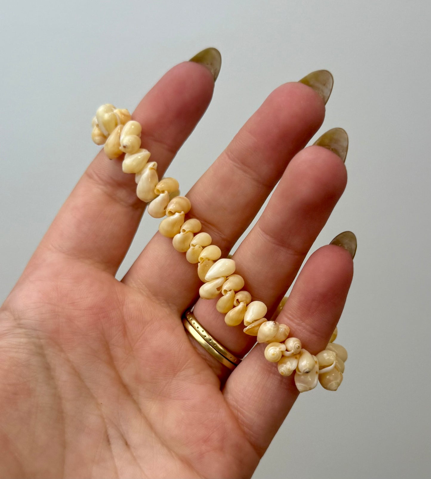 Seashell bracelet thrifted find