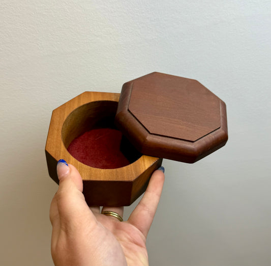 Wooden trinket box thrifted find