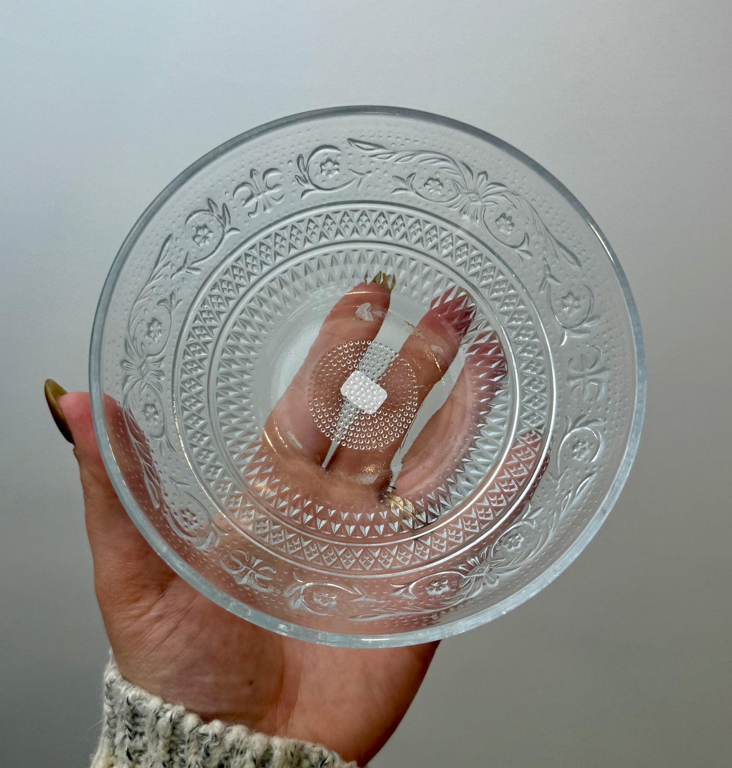 Glass bowl thrifted find