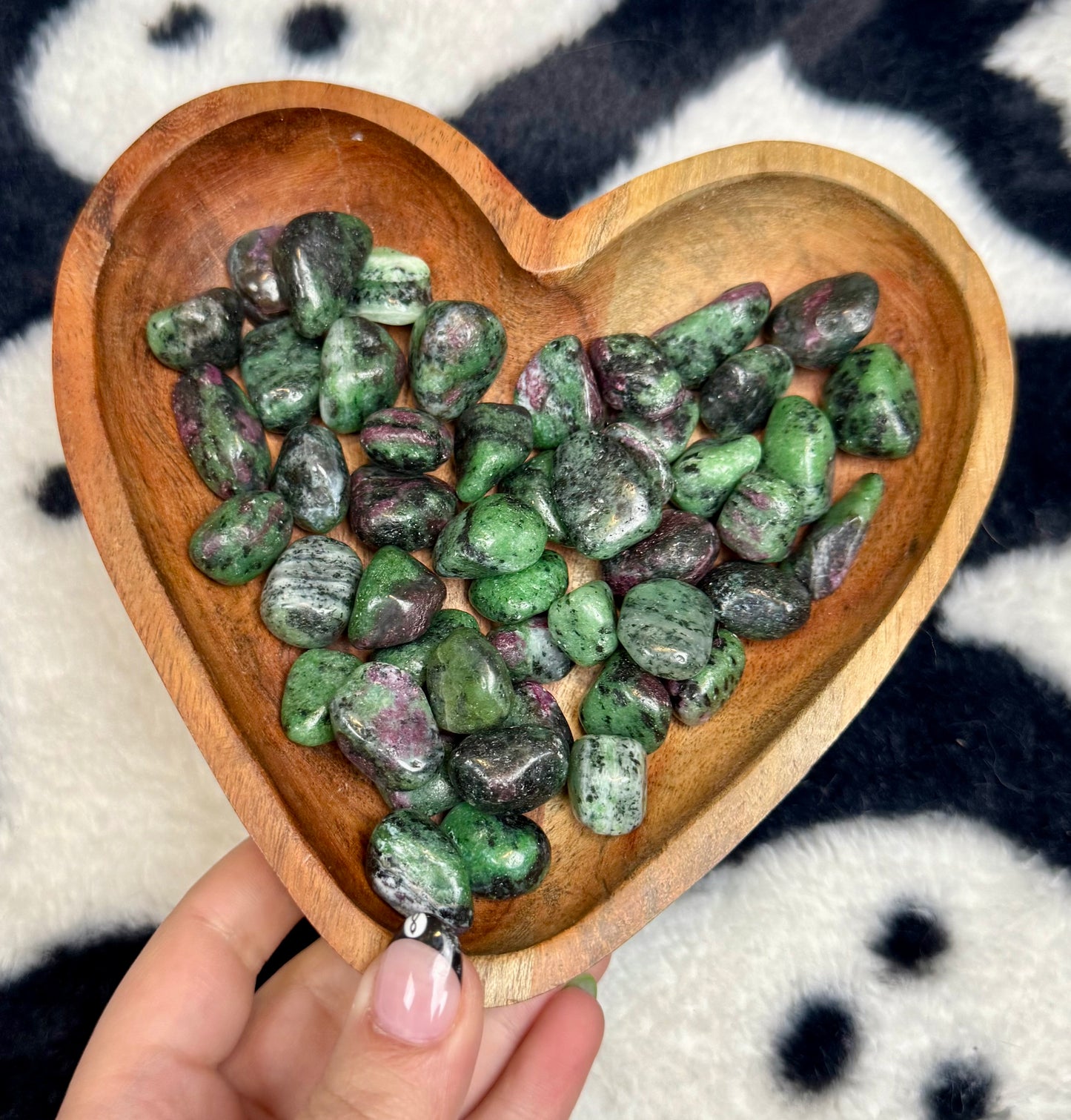 Mini ruby zoisite tumbles