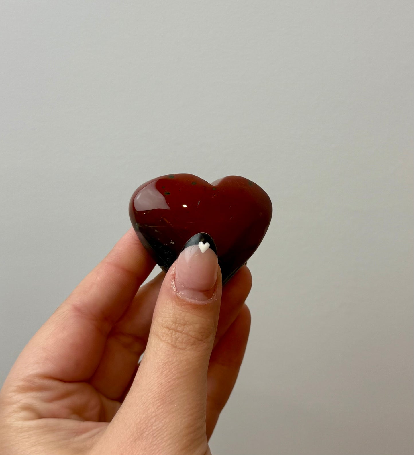 Ocean Jasper heart carving