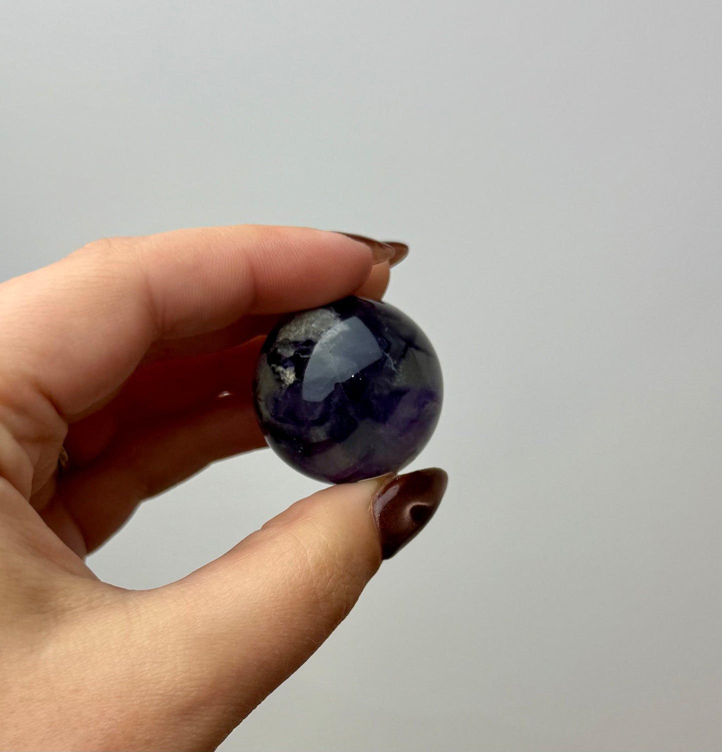 Fluorite sphere