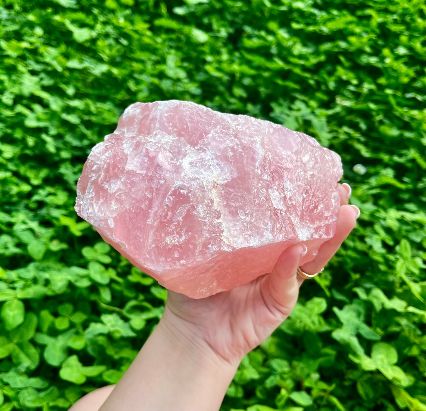 Rose quartz raw