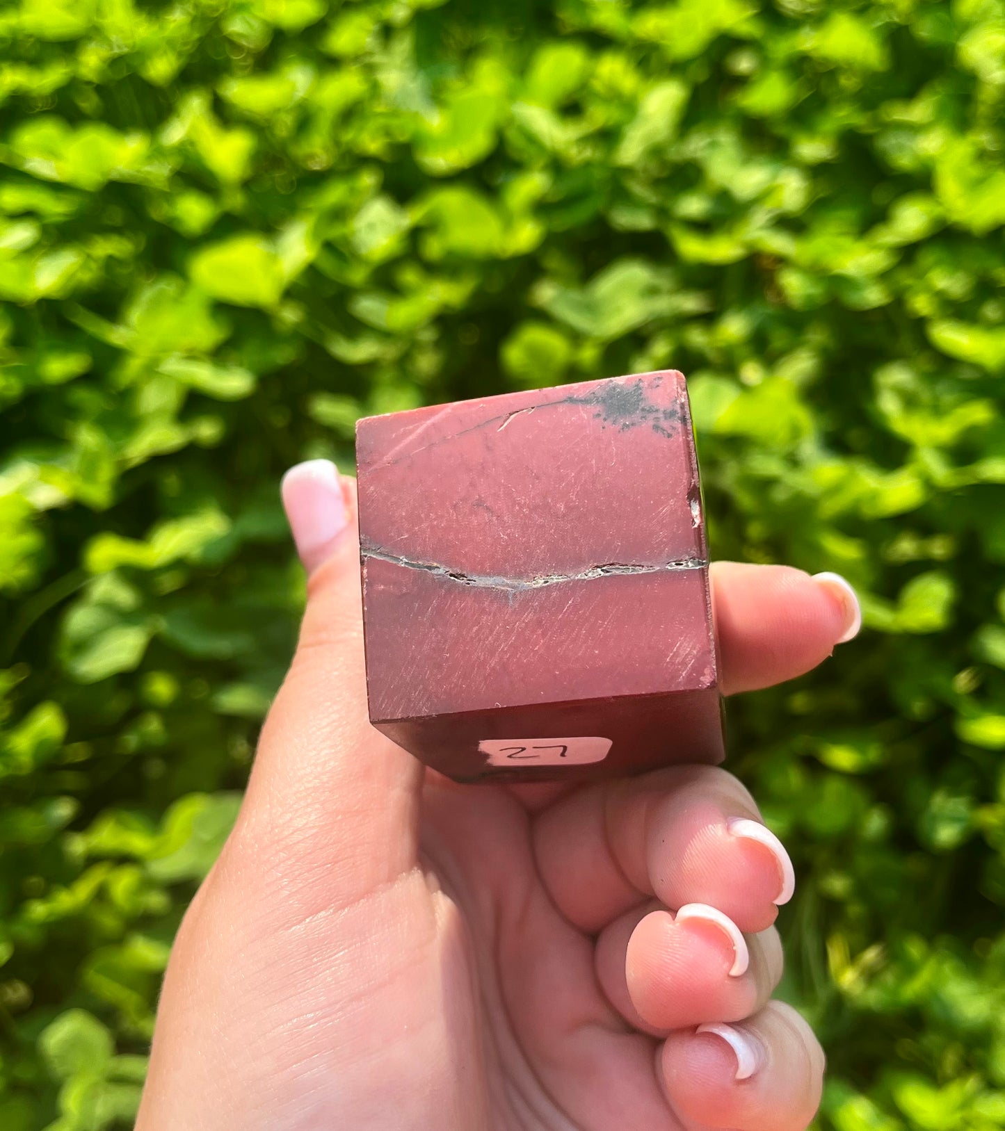 Mookaite cube