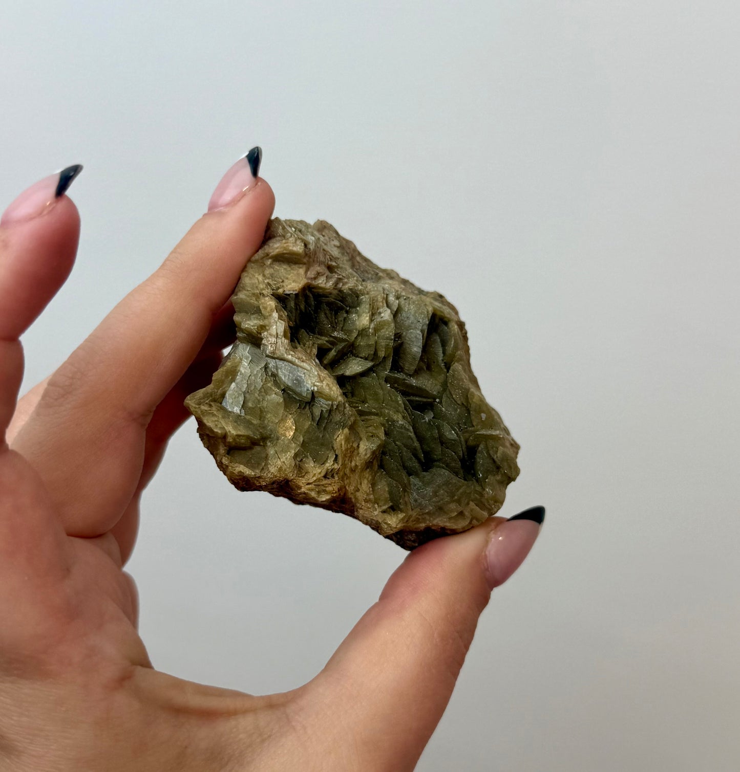 Golden yellow mica specimen