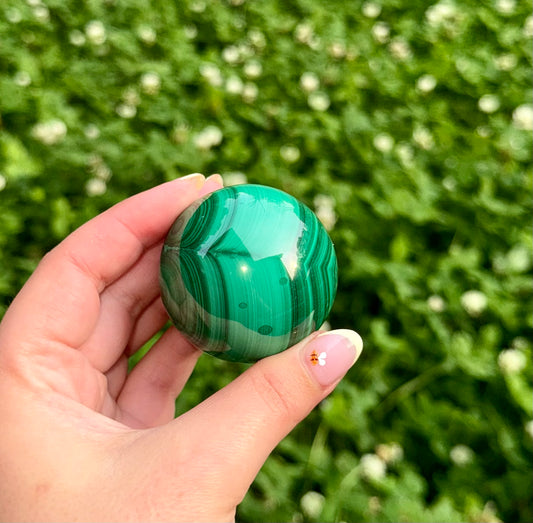 Malachite sphere