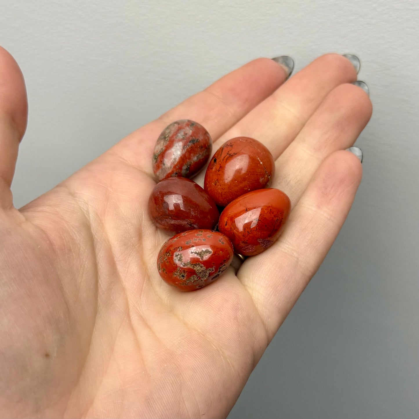 Red jasper mini eggs