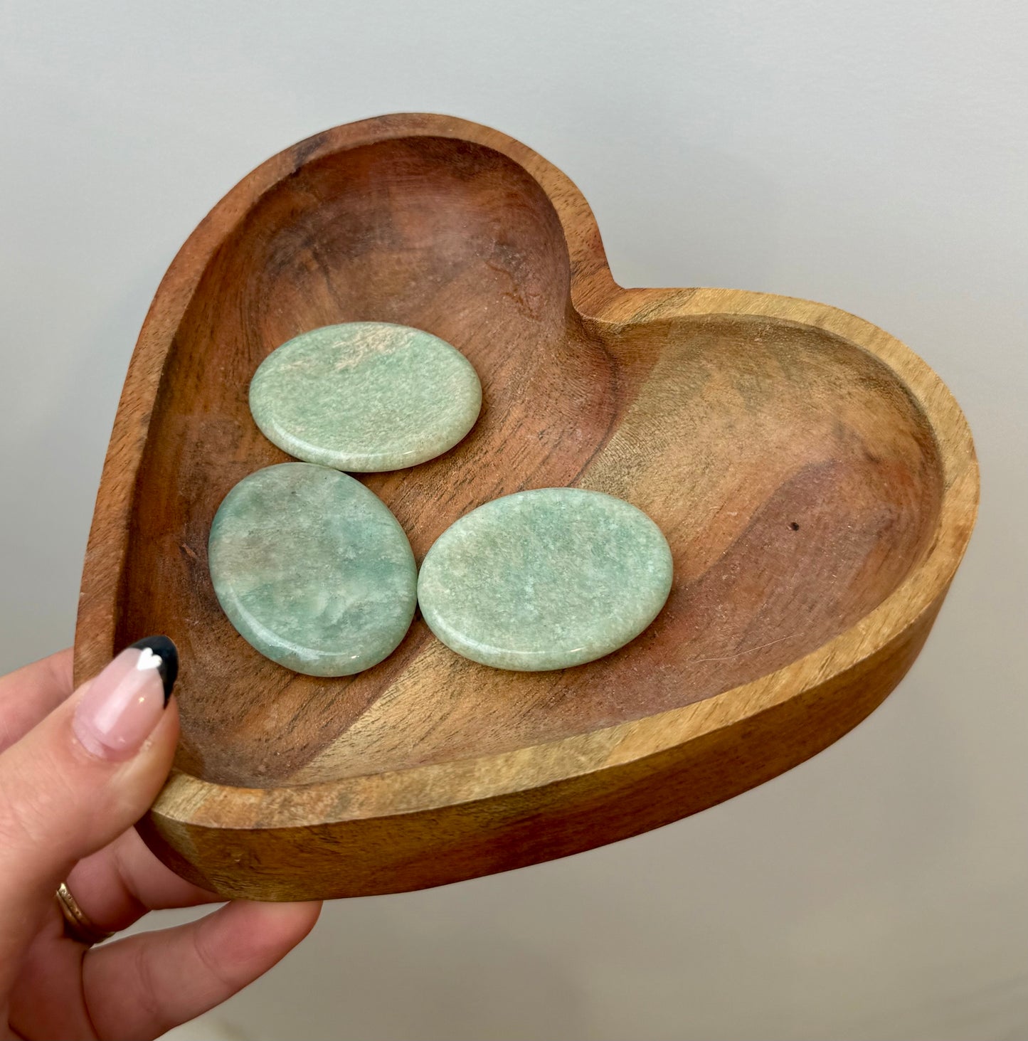 Amazonite worry stones