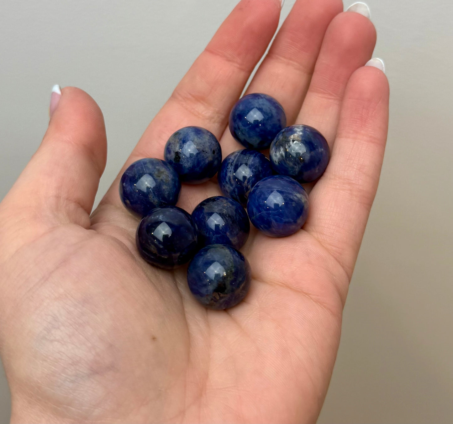 Sodalite mini spheres