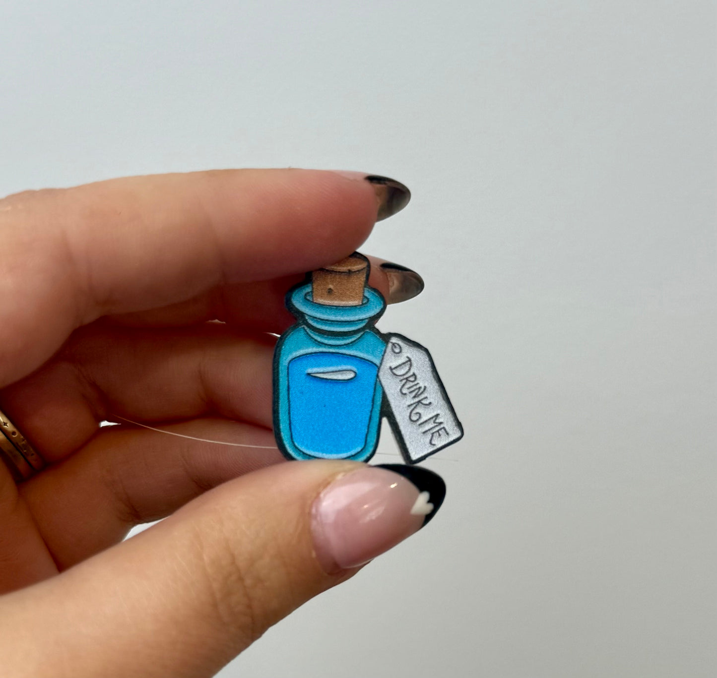 Drink me Alice in wonderland pin