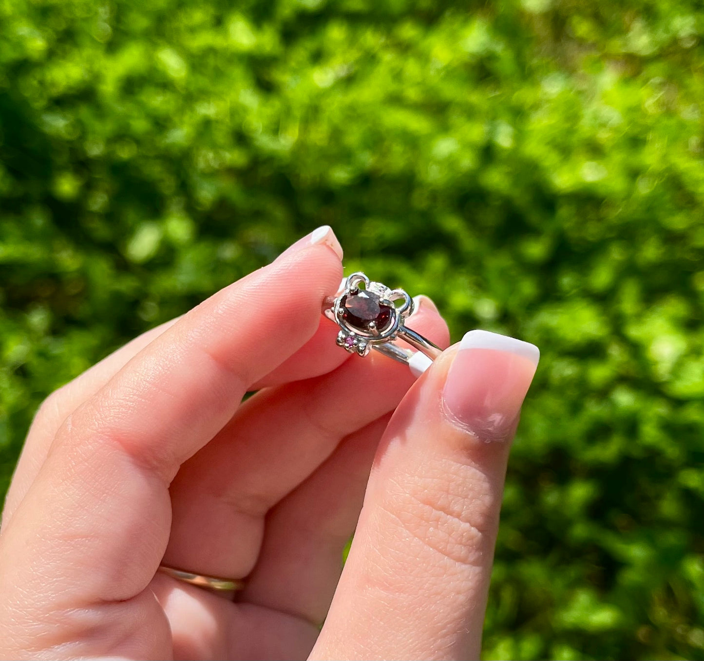 Garnet ring