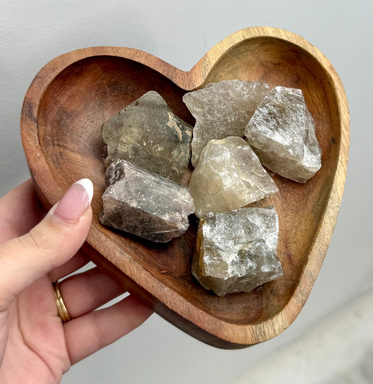 Smoky quartz raw chunks