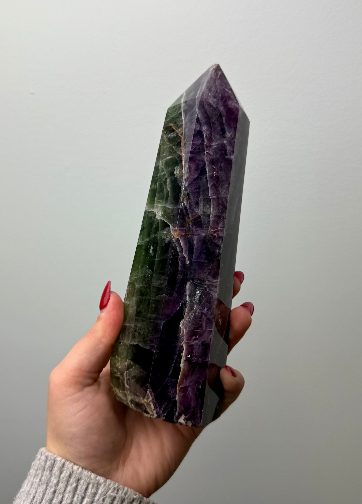 Imperfect fluorite tower