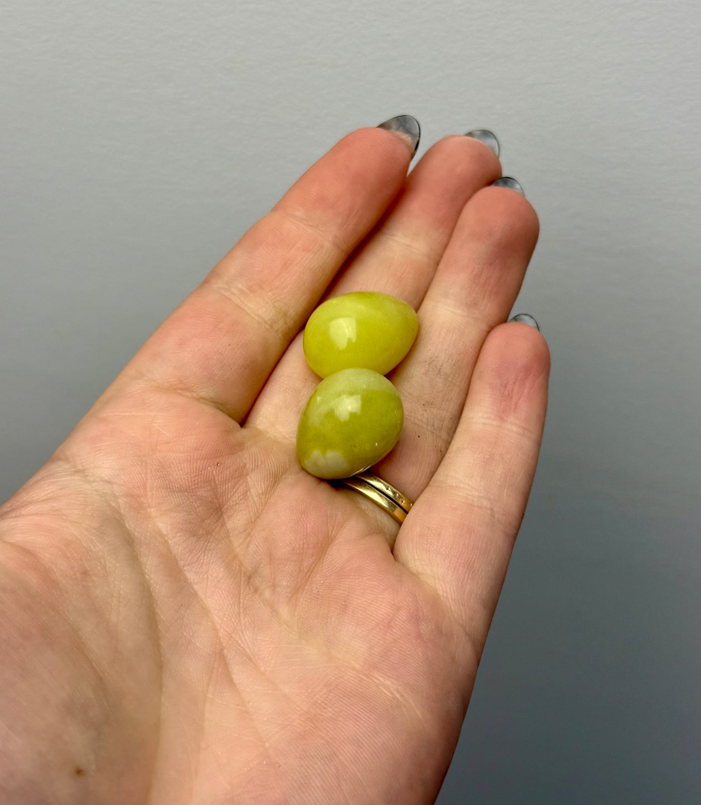 Lemon jade mini eggs