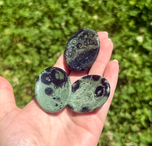 Kambaba jasper worry stones