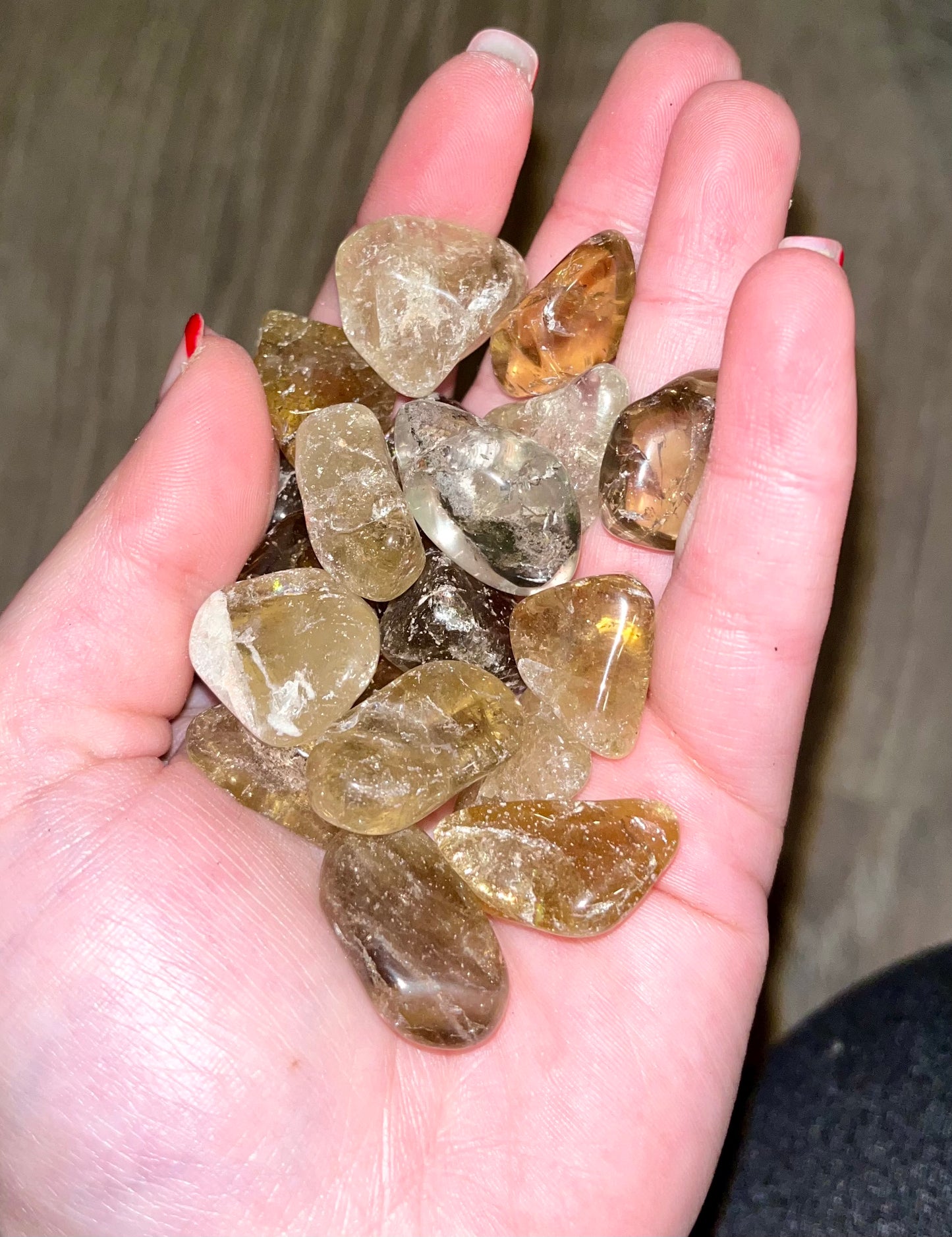 Nature Citrine tumbles