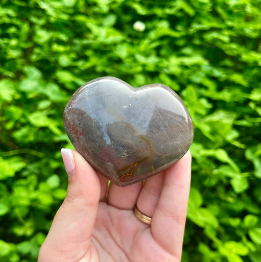 Ocean Jasper heart carving