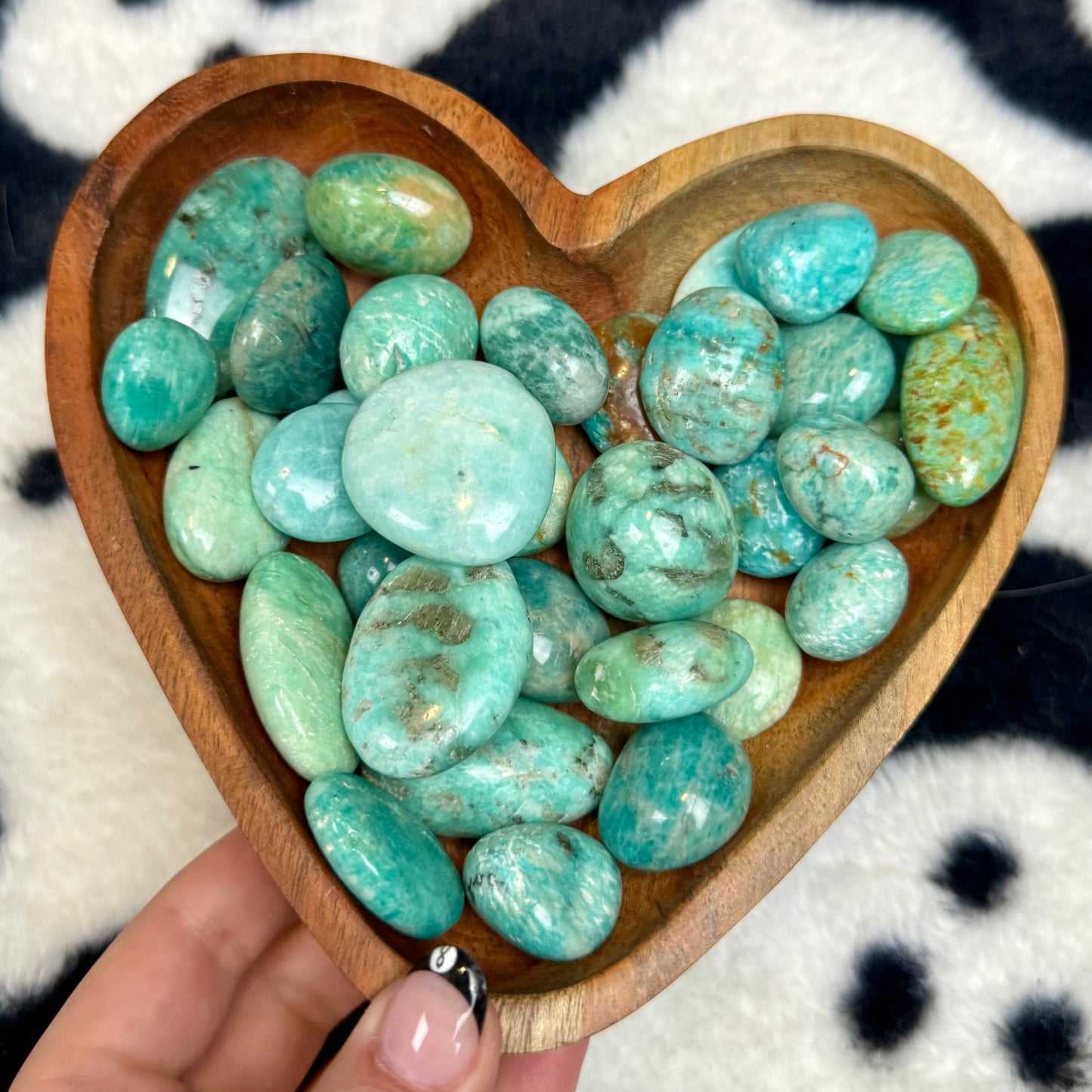 Amazonite tumbles