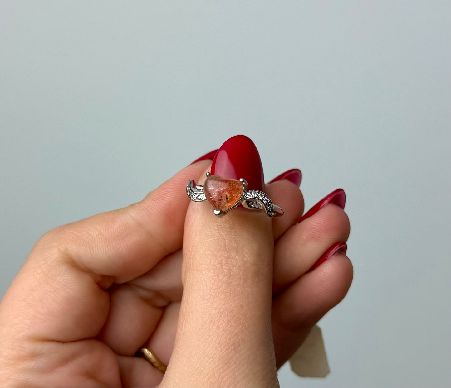 Sunstone adjustable ring
