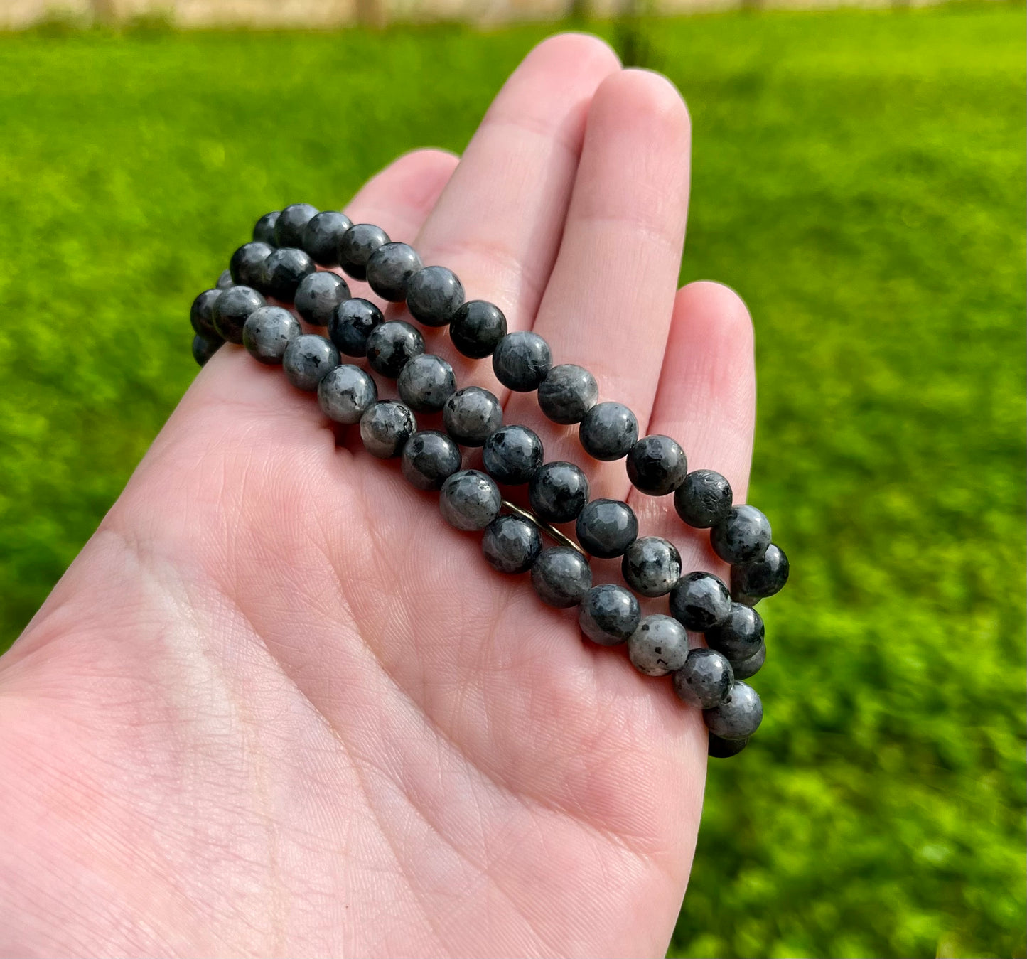 Larvikite bracelets