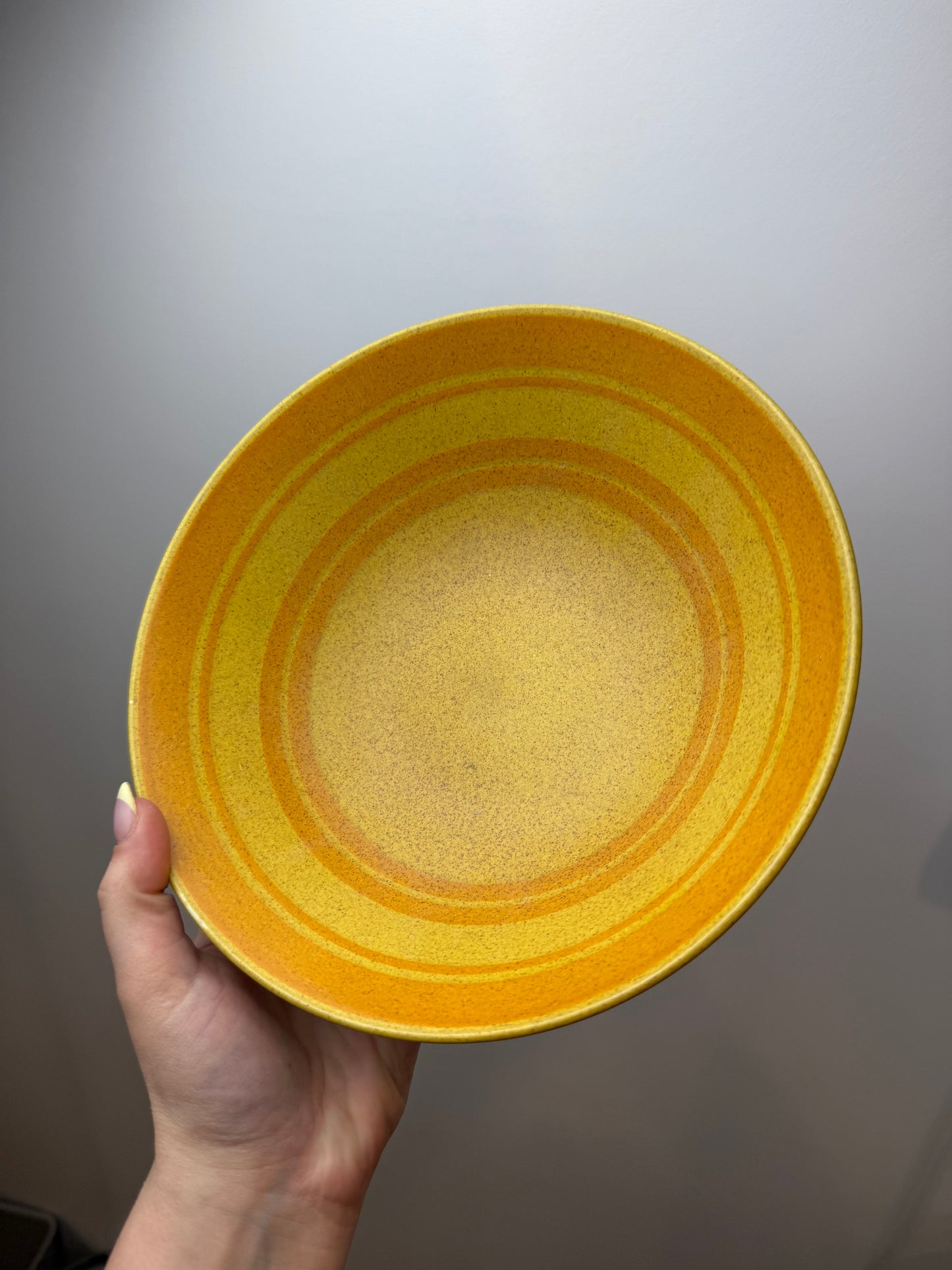 Yellow bowl maidstone thrifted find ￼