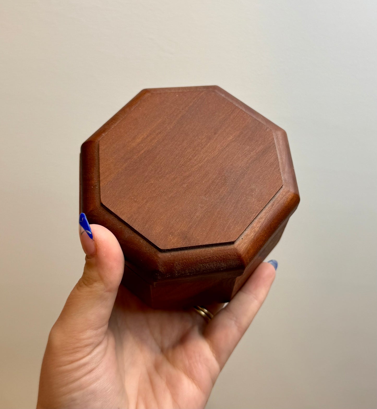 Wooden trinket box thrifted find