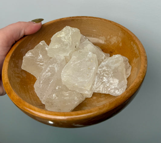 Clear quartz raws