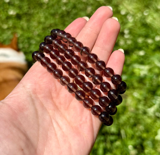 Midnight lace obsidian bracelets