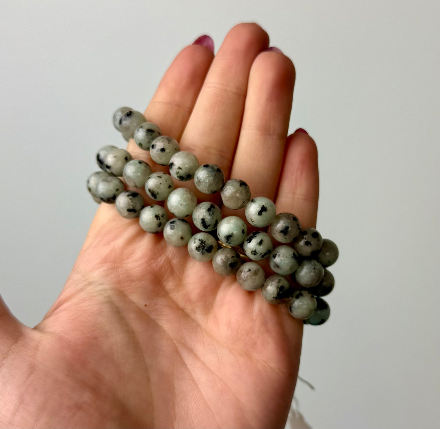 Kiwi jasper bracelets