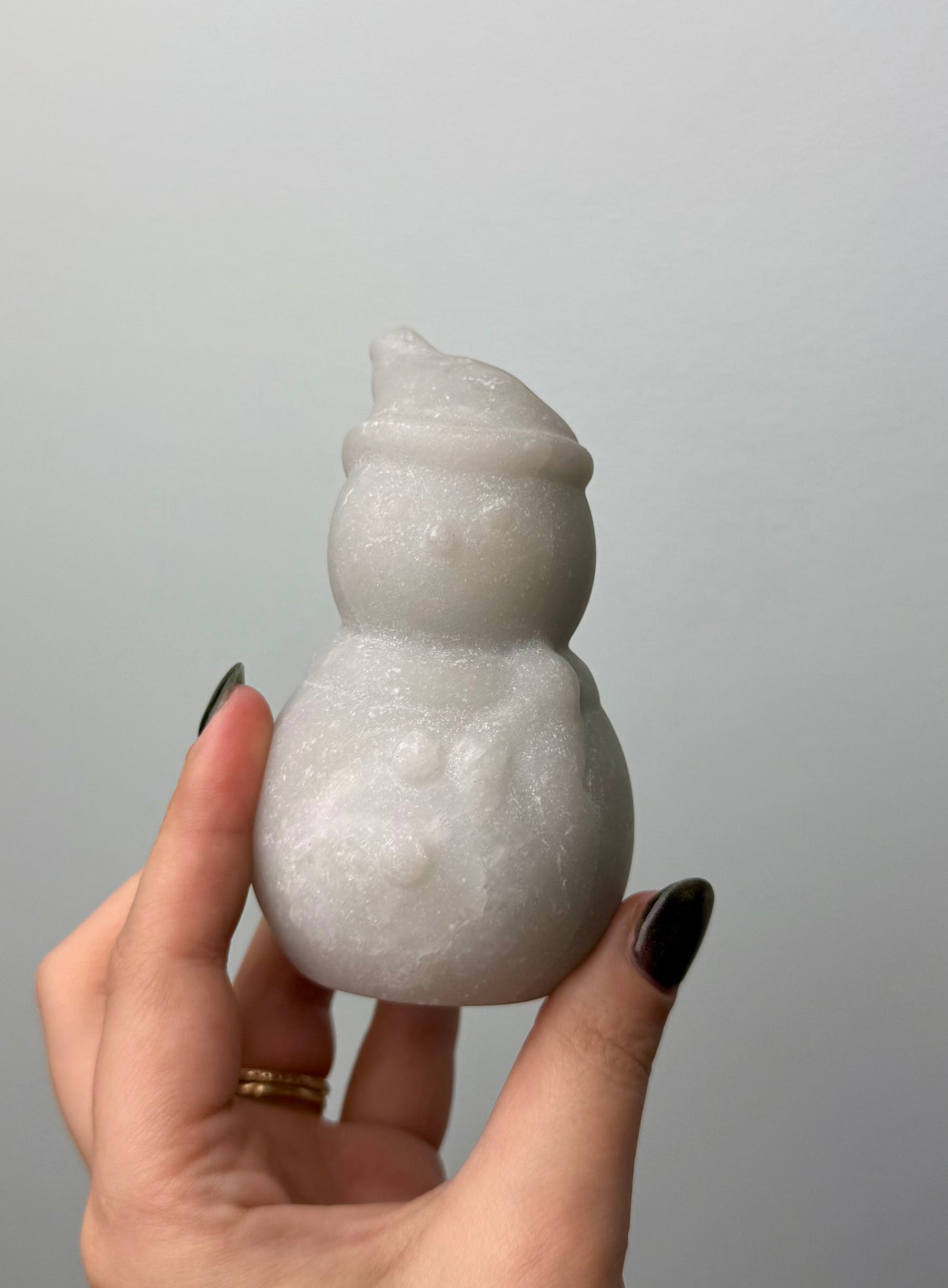 Snowman carving