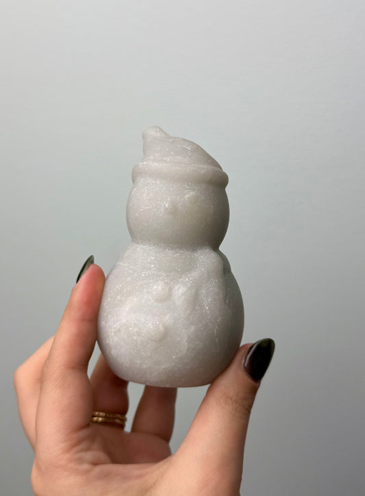Snowman carving