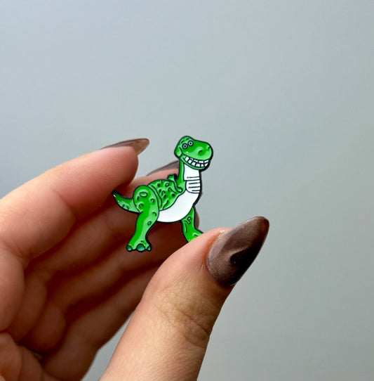 Rex Toy Story enamel pin