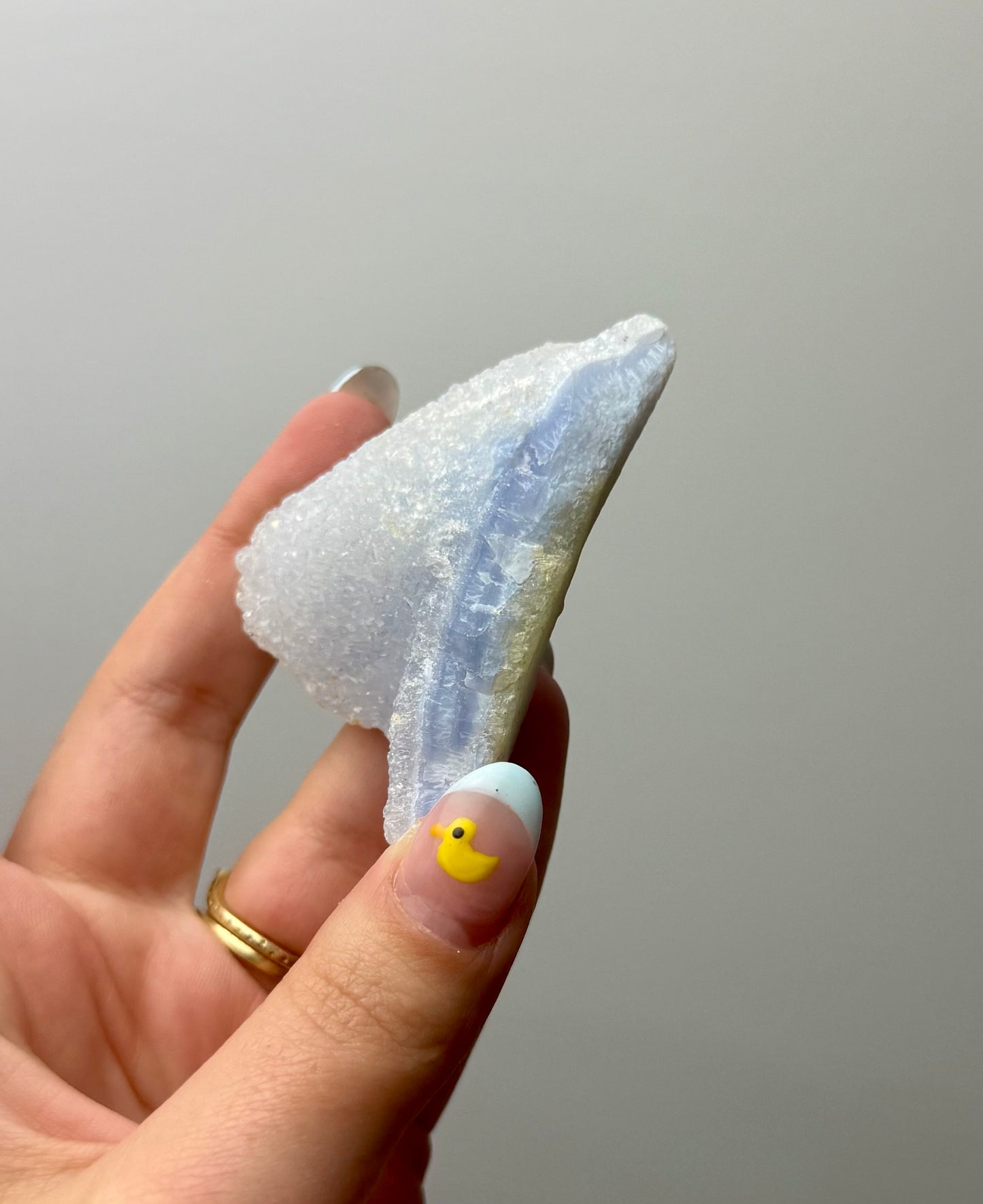 Blue lace agate raw