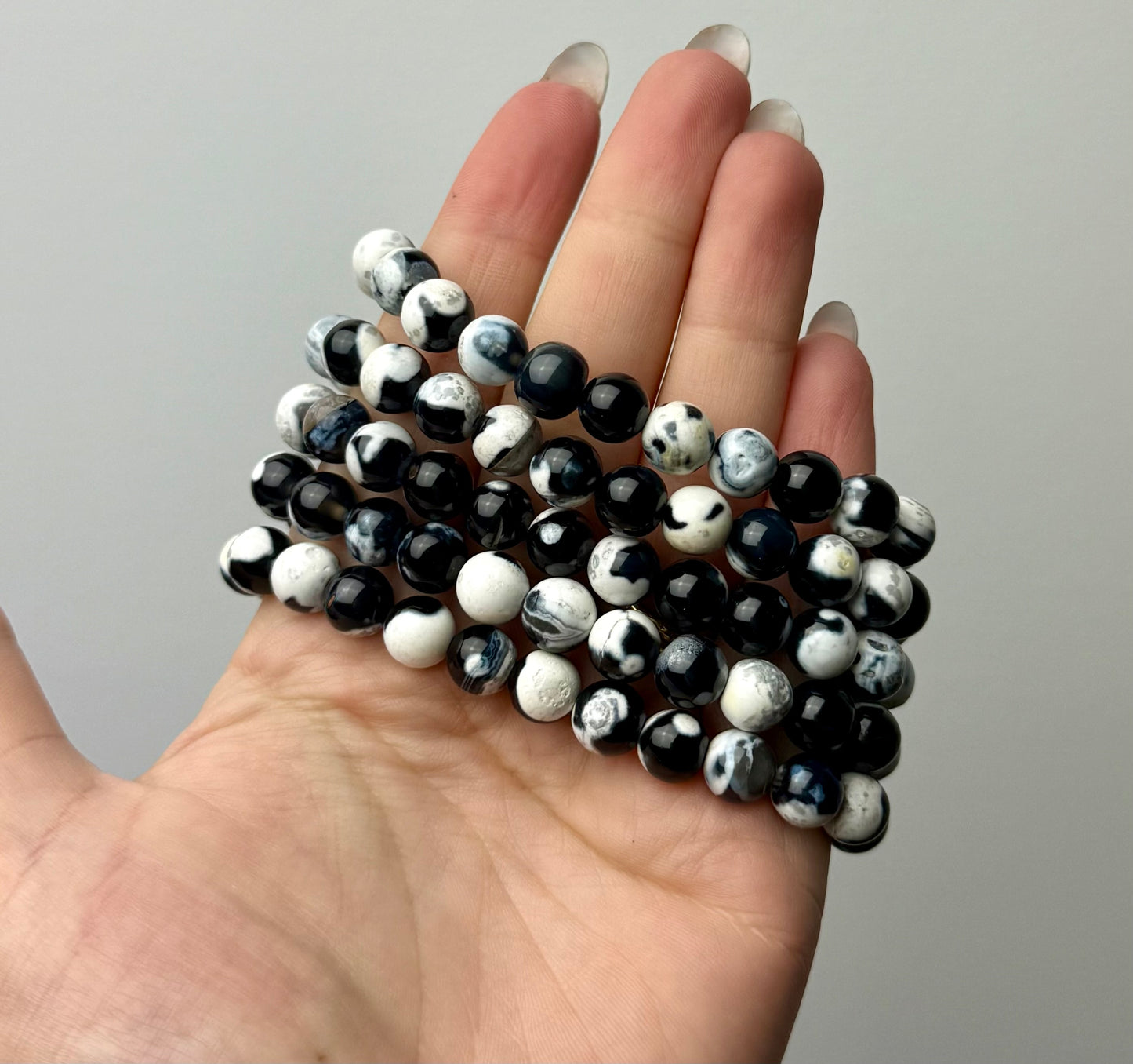 Orca agate bracelets