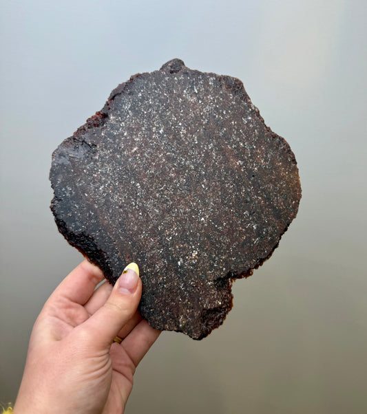 Strawberry quartz slab