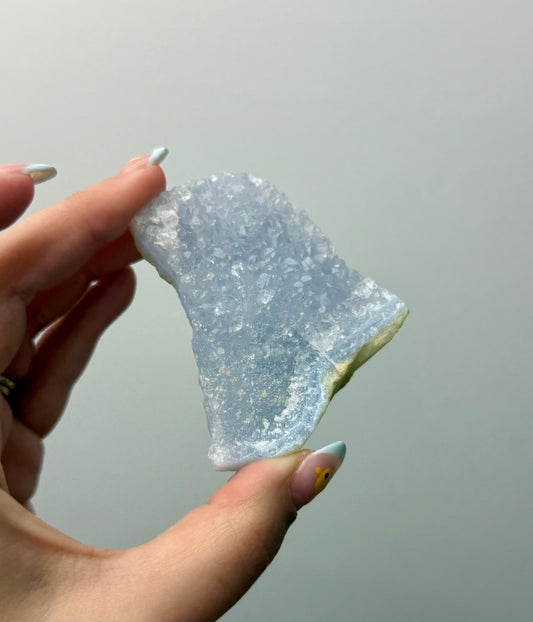 Blue chalcedony raw