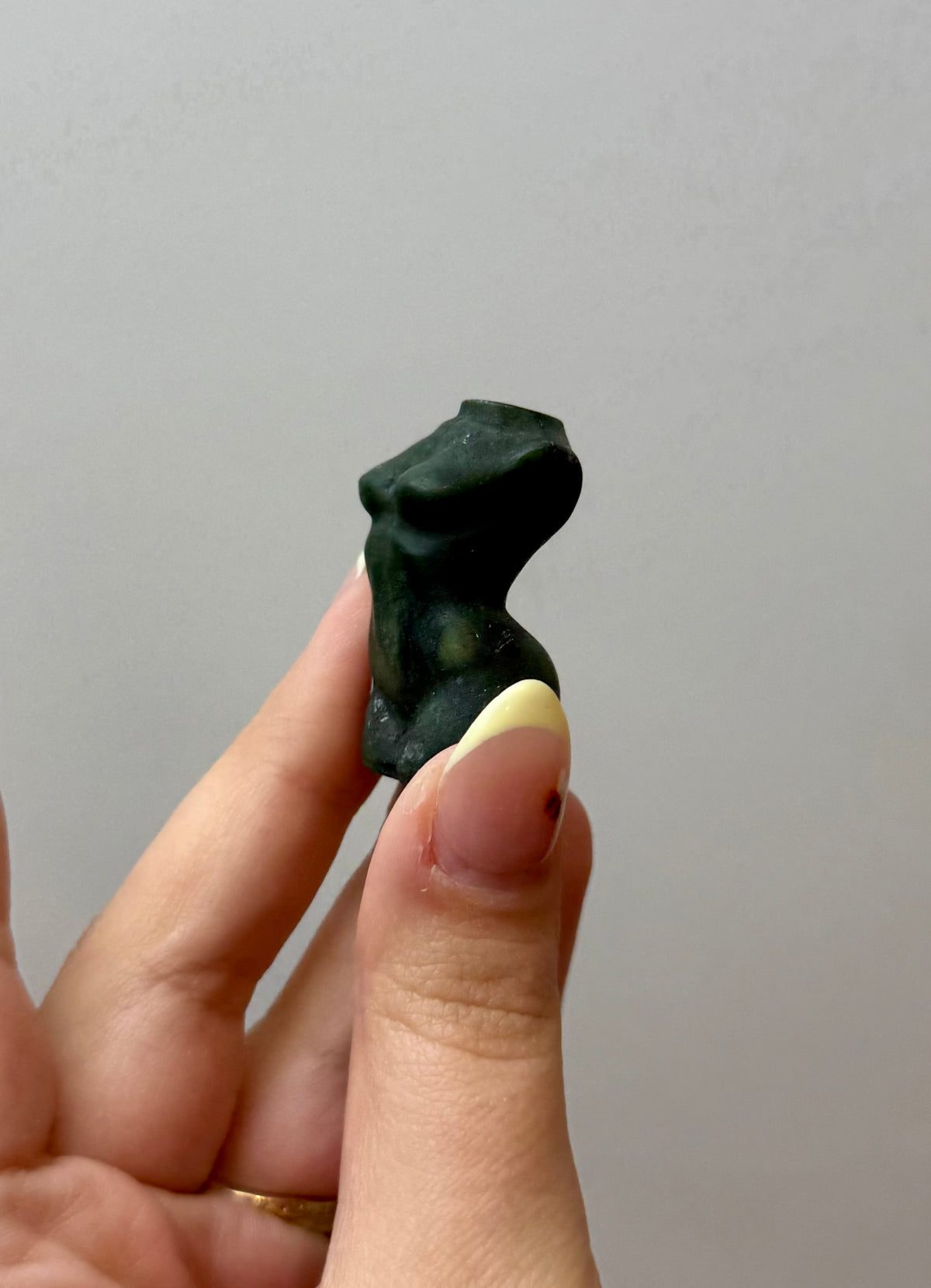 Jade woman body carving